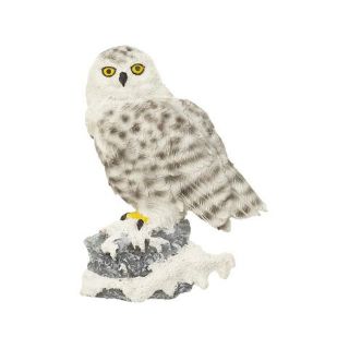 Obrázek z Magnet sova sněžná polyresin 